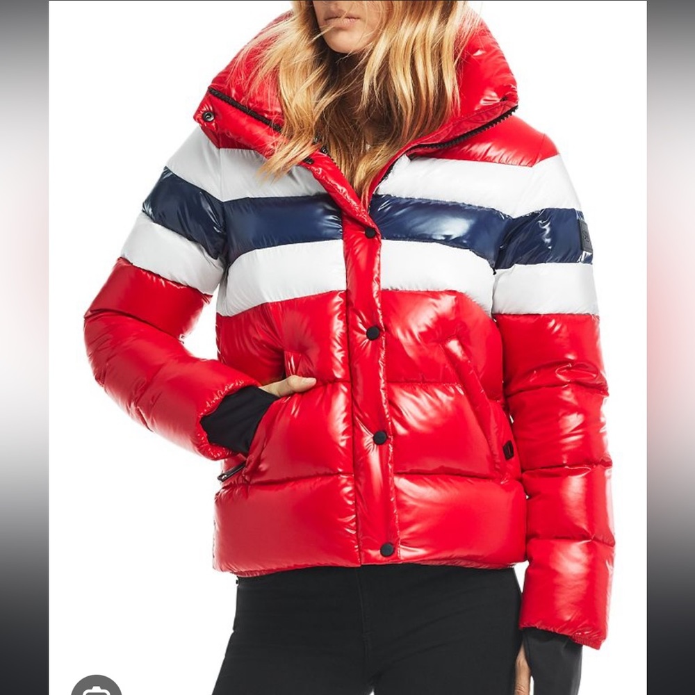 SAM. Lindsey Color Block Puffer